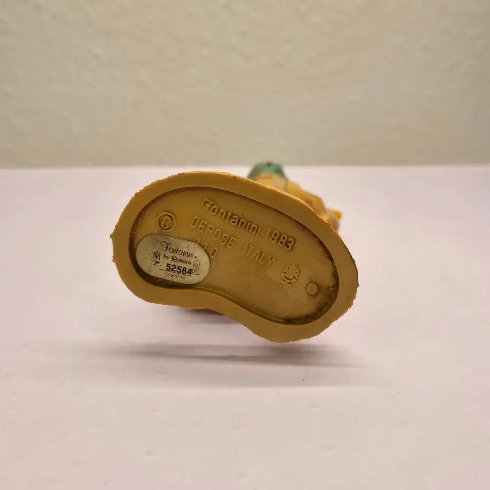 Vintage Fontanini Italy 110 Deborah Woman with Goose Girl Figurine Nativity 5